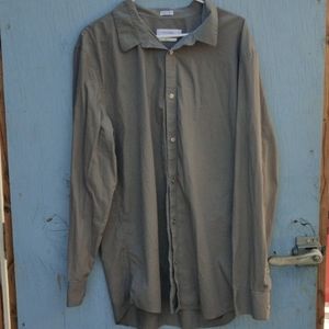 Calvin Kline pin strip dress shirt